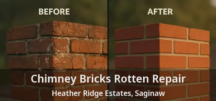 Chimney Bricks Rotten Repair Heather Ridge Estates, Saginaw - TX