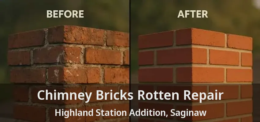 Chimney Bricks Rotten Repair Highland Station Addition, Saginaw - TX Chimney Bricks Rotten Repair Highland Station Addition, Saginaw - TX