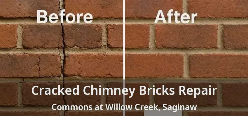 Cracked Chimney Bricks Repair Commons at Willow Creek, Saginaw - TX