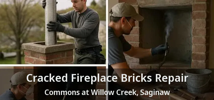 Cracked Fireplace Bricks Repair Commons at Willow Creek, Saginaw - TX