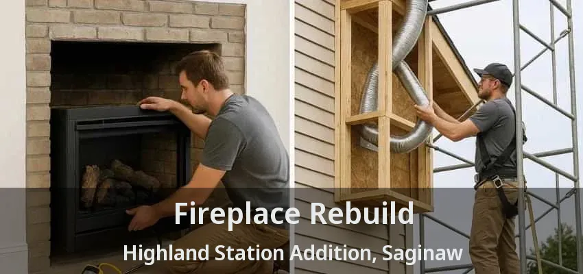 Fireplace Rebuild Highland Station Addition, Saginaw - TX
