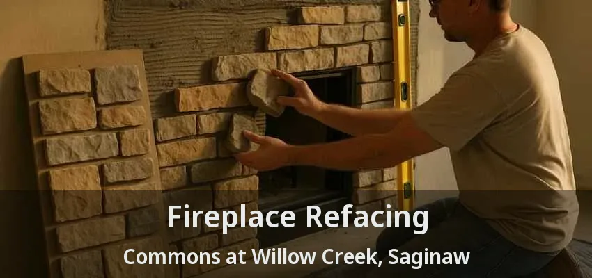 Fireplace Refacing Commons at Willow Creek, Saginaw - TX