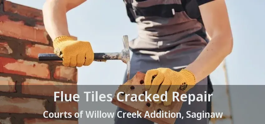 Flue Tiles Cracked Repair Courts of Willow Creek Addition, Saginaw - TX