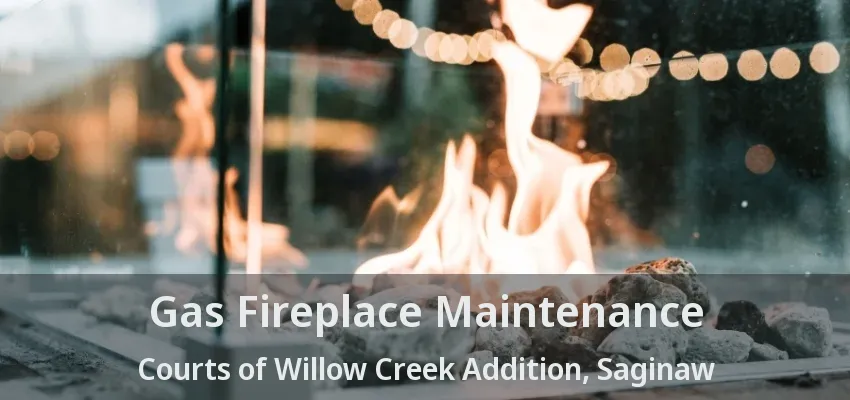 Gas Fireplace Maintenance Courts of Willow Creek Addition, Saginaw - TX