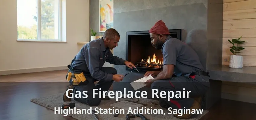 Gas Fireplace Repair Highland Station Addition, Saginaw - TX