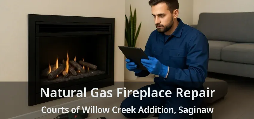 Natural Gas Fireplace Repair Courts of Willow Creek Addition, Saginaw - TX
