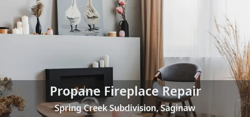 Propane Fireplace Repair Spring Creek Subdivision, Saginaw - TX