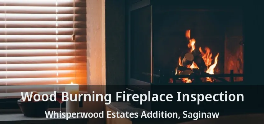 Wood Burning Fireplace Inspection Whisperwood Estates Addition, Saginaw - TX
