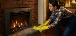 Gas Fireplace Cleaning